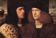 Portrait de deux jeunes gentilhommes venitiens Giovanni Cariani